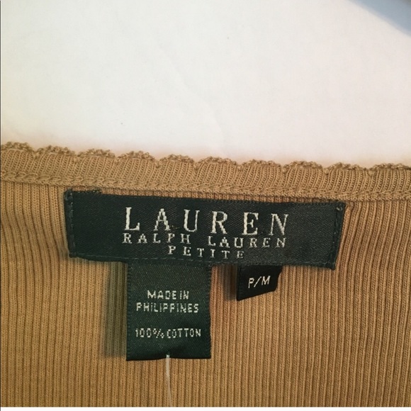 BOHO Ralph Lauren Tank Crop Top Size Medium - Picture 2 of 4